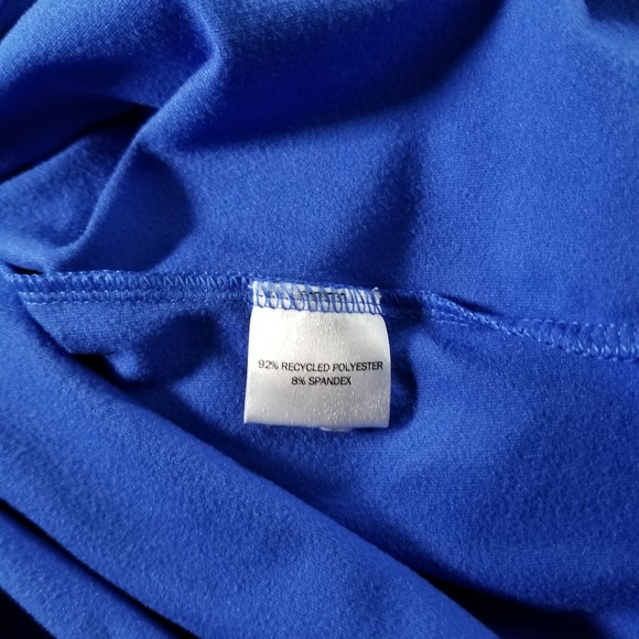 Peter Millar Verge Performance Size Medium Blue  Quarter-Zip Sweatshirt Men - Picture 5 of 8